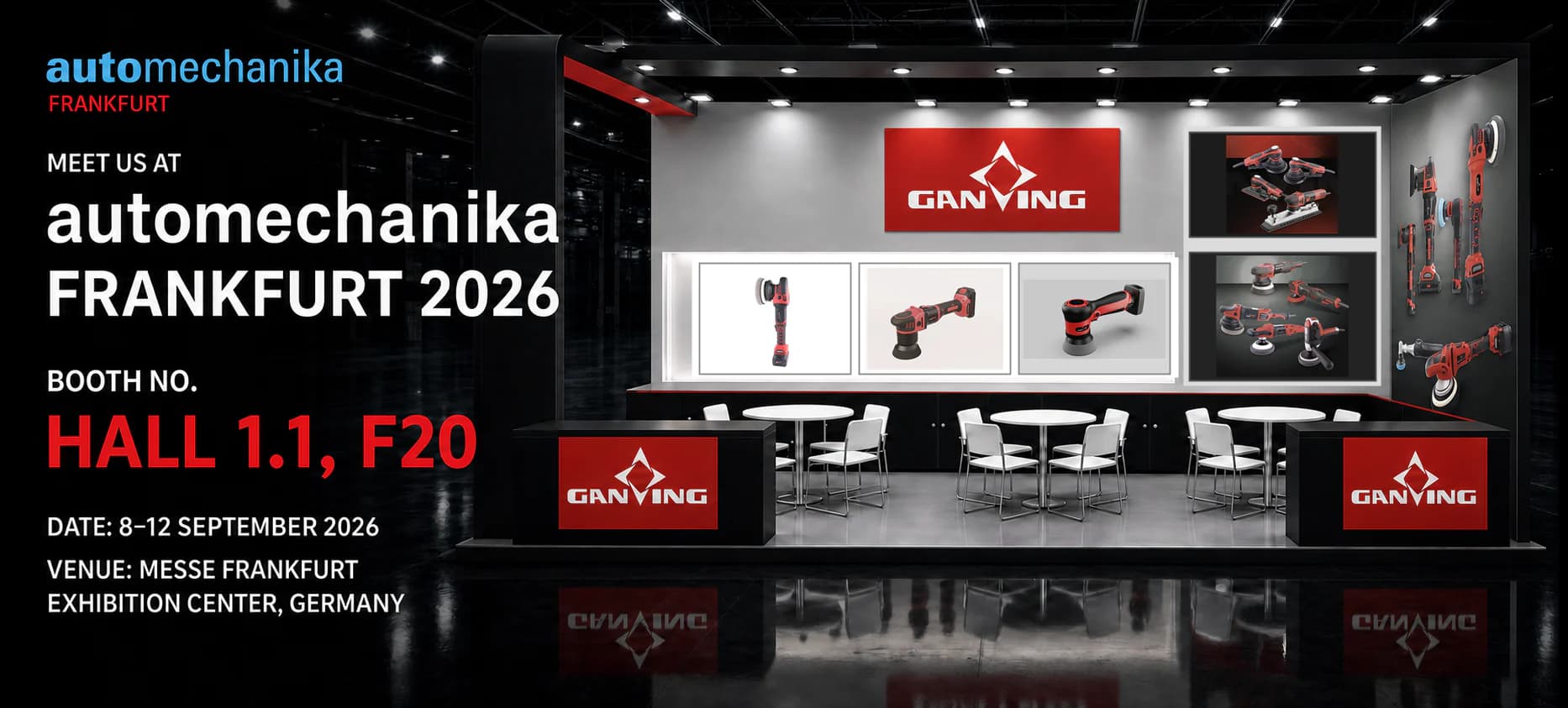 GANXING Frankfurt exhibition poster