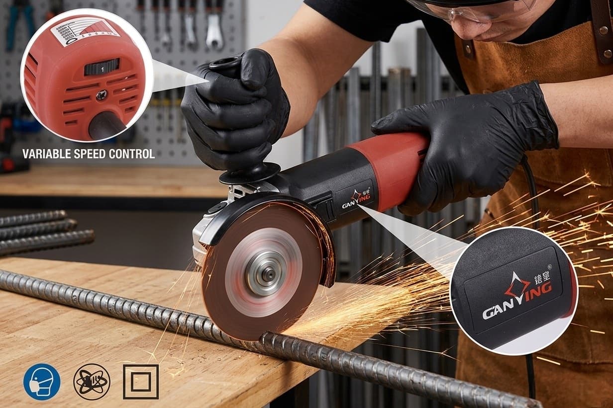 Variable Speed Angle Grinder