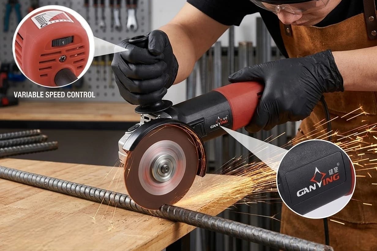 Variable Speed Angle Grinder